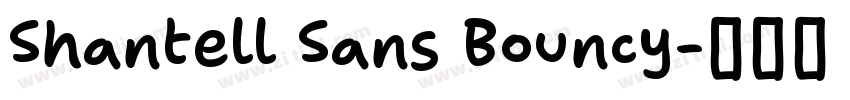 Shantell Sans Bouncy字体转换